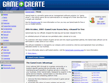 Tablet Screenshot of gamecreate.com